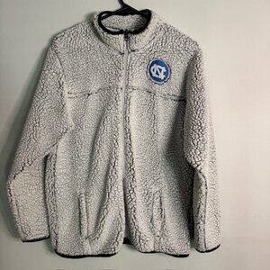 Champion Women's UNC University of North Carolina Chapel Hill Sherpa Jacket LG